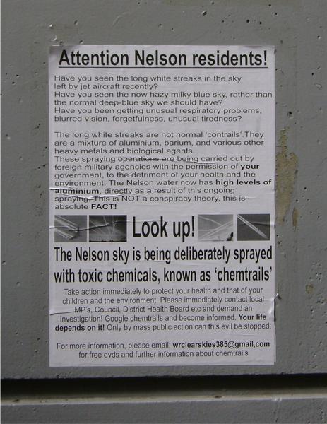 Poster Put On Wall In Nelson Attracted A Lot Of Attention